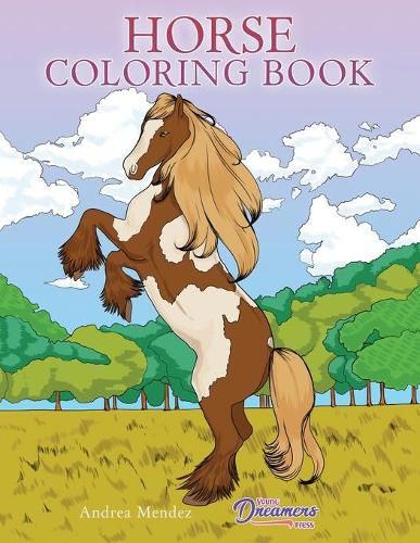 Cover image for Horse Coloring Book: For Kids Ages 9-12