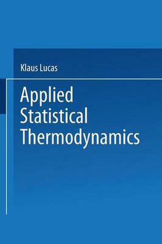 Cover image for Applied Statistical Thermodynamics