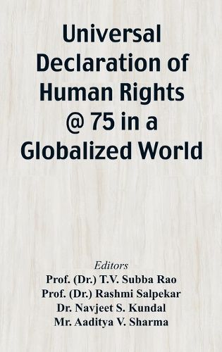 Cover image for Universal Declaration of Human Rights @ 75 In a Globalized World