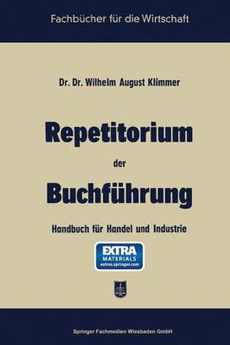 Cover image for Repetitorium Der Buchfuhrung: Handbuch Fur Handel Und Industrie