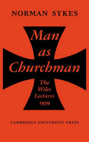 Cover image for Man as Churchman