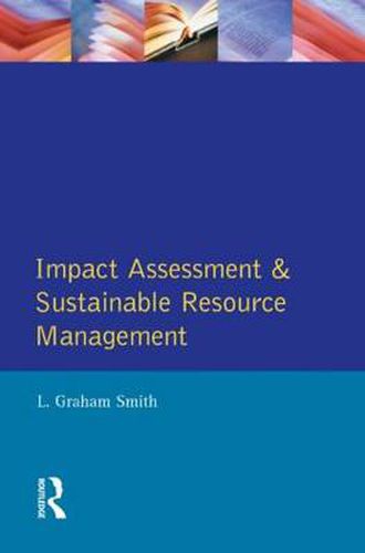 Cover image for Impact Assessment and Sustainable Resource Management