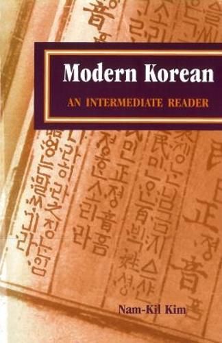 Cover image for Modern Korean: An Intermediate Reader