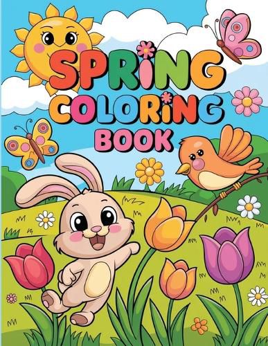 Cover image for Spring Coloring Book for Adults