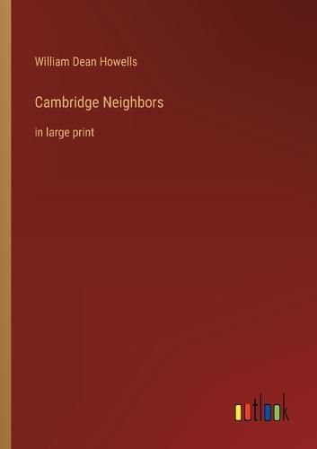 Cover image for Cambridge Neighbors