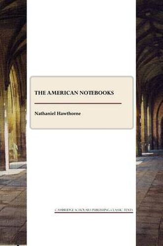 Cover image for The American Note-books