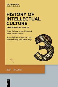 Cover image for History of Intellectual Culture 3/2024