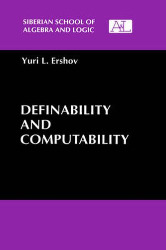 Cover image for Definability and Computability