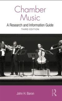 Cover image for Chamber Music: A Research and Information Guide