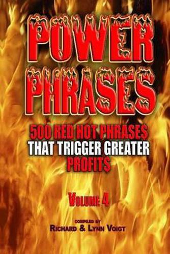 Cover image for Power Phrases Vol. 4: 500 Power Phrases That Trigger Greater Profits