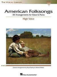 Cover image for American Folksongs: The Vocal Library High Voice