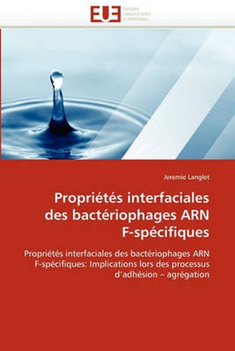 Cover image for Proprietes Interfaciales Des Bacteriophages Arn F-Specifiques