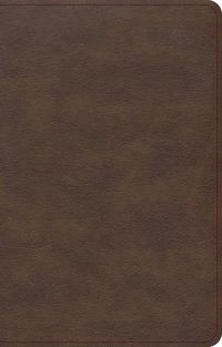 Cover image for KJV Single-Column Compact Bible, Brown LeatherTouch