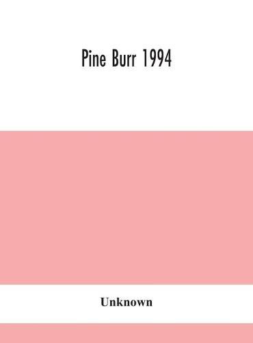 Cover image for Pine Burr 1994