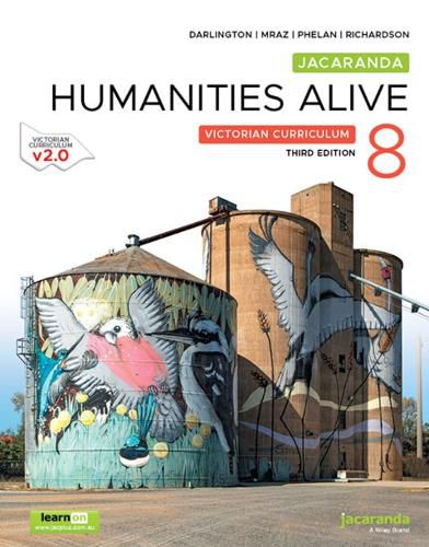 Cover image for Jacaranda Humanities Alive 8 Victorian Curriculum, 3e learnON and Print