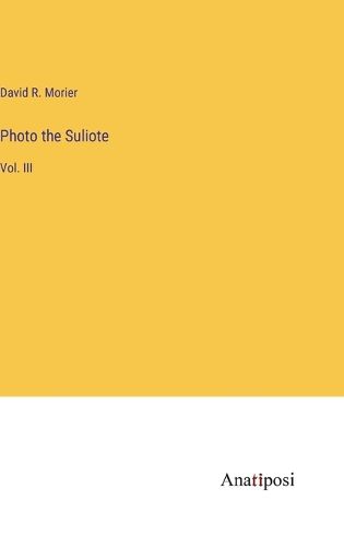 Cover image for Photo the Suliote