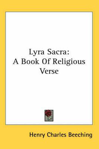 Cover image for Lyra Sacra: A Book of Religious Verse