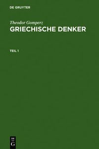 Cover image for Griechische Denker