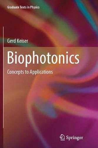 Cover image for Biophotonics: Concepts to Applications