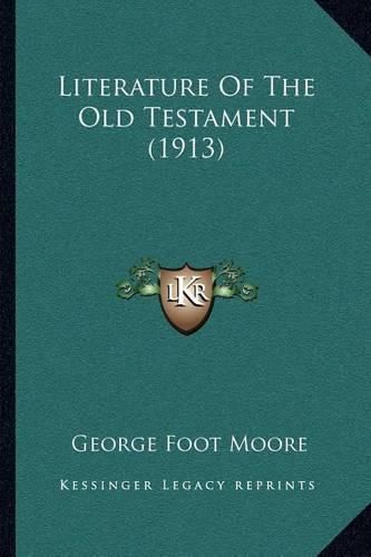 Cover image for Literature of the Old Testament (1913)