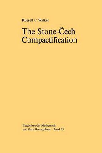 Cover image for The Stone-Cech Compactification