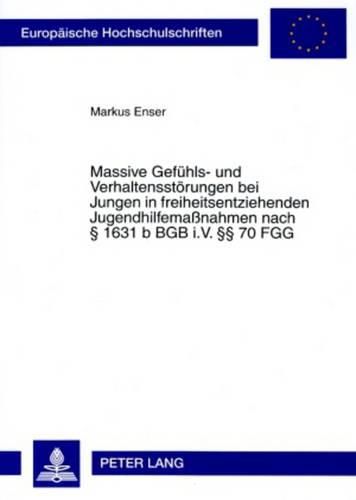 Cover image for Massive Gefuehls- Und Verhaltensstoerungen Bei Jungen in Freiheitsentziehenden Jugendhilfemassnahmen Nach  1631 B Bgb I.V.  70 Fgg: Theoretische Erklaerungen, Rechtliche Grundlagen Und Empirische Analyse