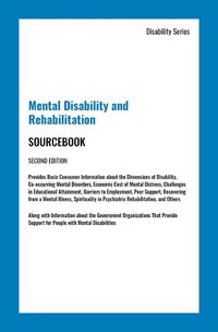 Cover image for Mental Disability and Rehabilitation Sourcebook, Second Edition