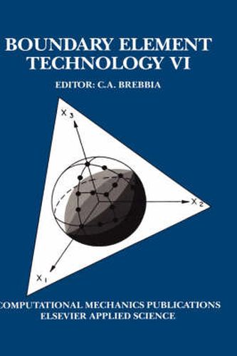 Cover image for Boundary Element Technology VI