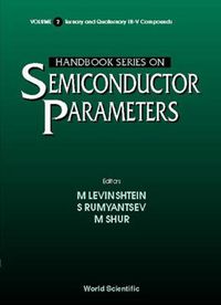Cover image for Handbook Series On Semiconductor Parameters - Volume 1: Si, Ge, C (Diamond), Gaas, Gap, Gasb, Inas, Inp, Insb