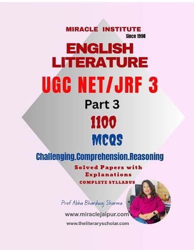 Cover image for English Literature UGC NET JRF 3