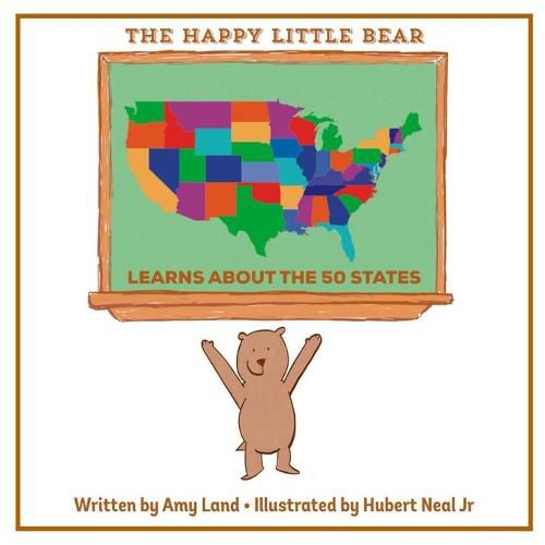 Cover image for The Happy Little Bear Learns About the 50 States