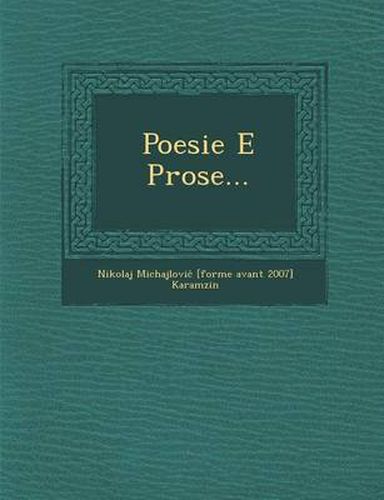 Cover image for Poesie E Prose...