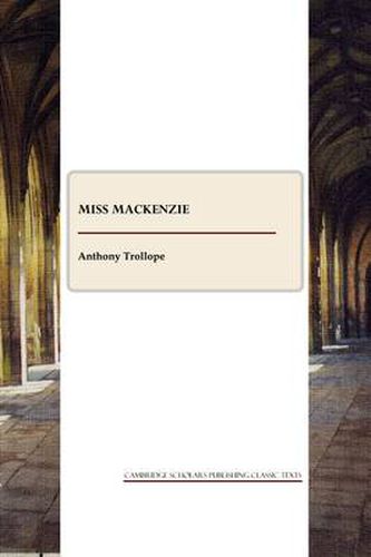 Cover image for Miss Mackenzie