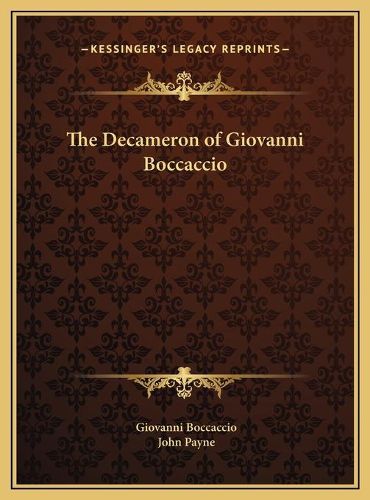 The Decameron of Giovanni Boccaccio