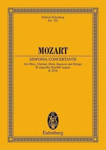 Cover image for Sinfonia Concertante In E Flat Major K 297