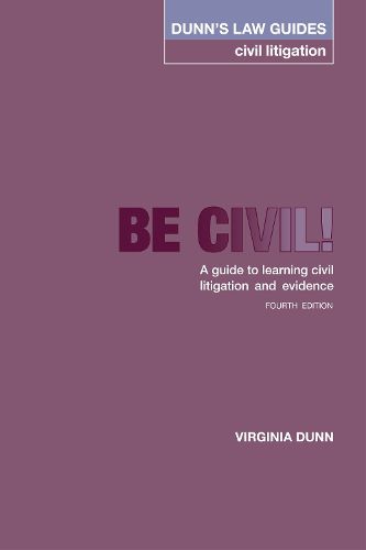 Cover image for Dunn's Law Guides -Civil Litigation 4th Edition