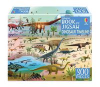 Cover image for Usborne Book and Jigsaw Dinosaur Timeline