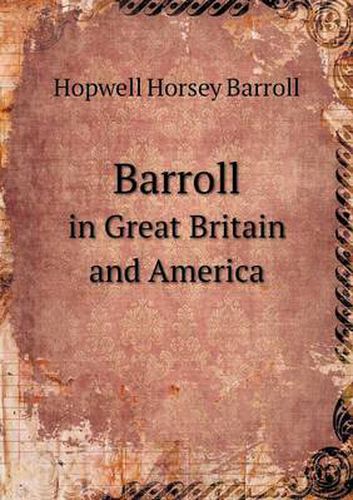 Cover image for Barroll in Great Britain and America