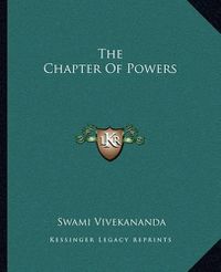 Cover image for The Chapter of Powers