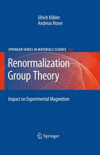 Cover image for Renormalization Group Theory: Impact on Experimental Magnetism
