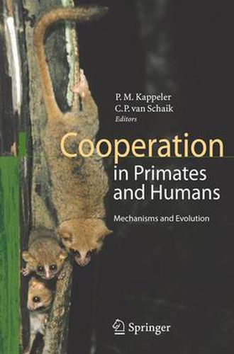 Cover image for Cooperation in Primates and Humans: Mechanisms and Evolution