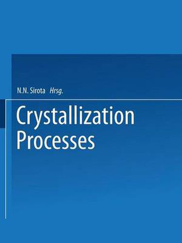 Cover image for Crystallization Processes