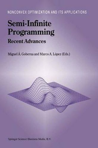 Cover image for Semi-Infinite Programming: Recent Advances