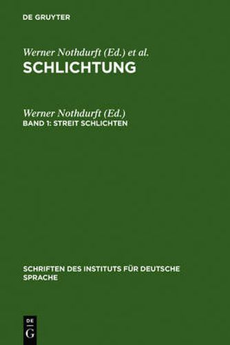 Cover image for Streit schlichten