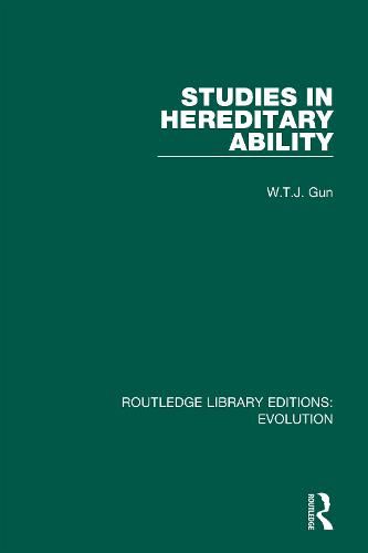 Cover image for Studies in Hereditary Ability