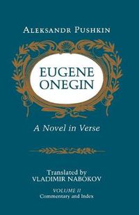 Cover image for Eugene Onegin: A Novel in Verse