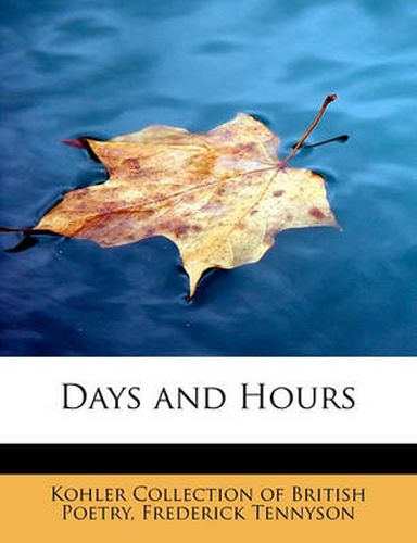 Cover image for Days and Hours