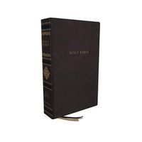 Cover image for KJV, Personal Size Reference Bible, Sovereign Collection, Genuine Leather, Black, Red Letter, Thumb Indexed, Comfort Print: Holy Bible, King James Version