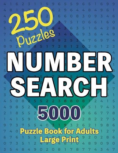 Cover image for Number Search Puzzle Book 250 Games