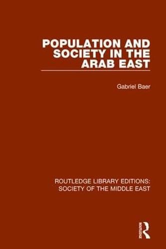 Cover image for Population and Society in the Arab East